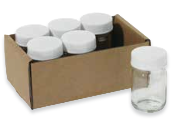 Frascos de pintura - Tapa blanca 50 ml/1.7 fl. onz, unidad